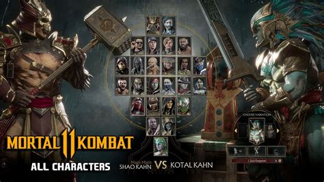 Mortal kombat 11 roster - lindadot