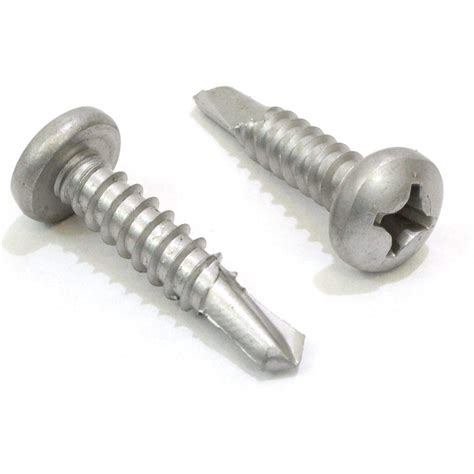 Stainless Pan Head Phillips Self Drilling Screw #10 X 1/2″ (100pcs ...