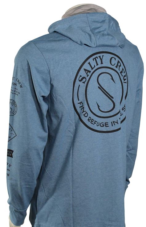 Salty Crew Palomar Tech Hoody - Blue For Sale at Surfboards.com (1736842)