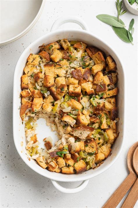 Classic Thanksgiving Stuffing Recipe (Gluten-Free + Dairy-Free Options)