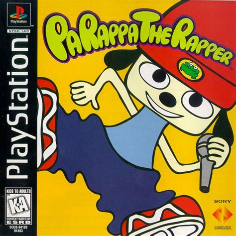 PaRappa the Rapper (1996) PlayStation box cover art - MobyGames