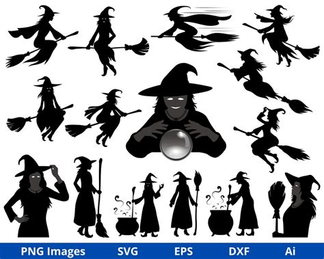 Witch SVG, Halloween Svg, Halloween Witch Svg, Witch Clipart, Witch ...