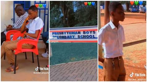 Presec, Legon Form 1 Boy Causes Stir As Video Of His First Day On Campus Drops: “He Looks Sad ...