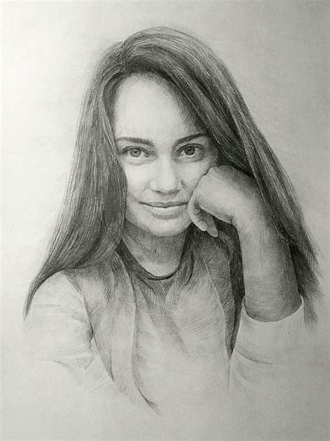 ArtStation Realistic Pencil Drawing Of The Girl | peacecommission.kdsg.gov.ng