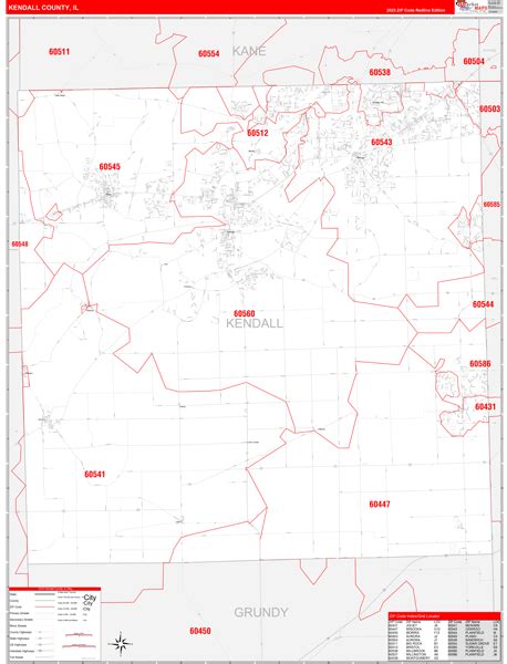 Maps of Kendall County Illinois - marketmaps.com