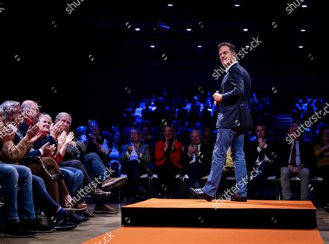 Rotterdam Mark Rutte Vvd Gives Speech Editorial Stock Photo - Stock ...