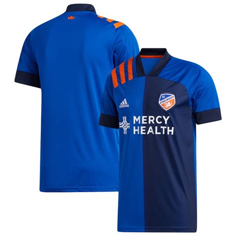 Men's FC Cincinnati adidas Blue 2020 Bold Replica Jersey