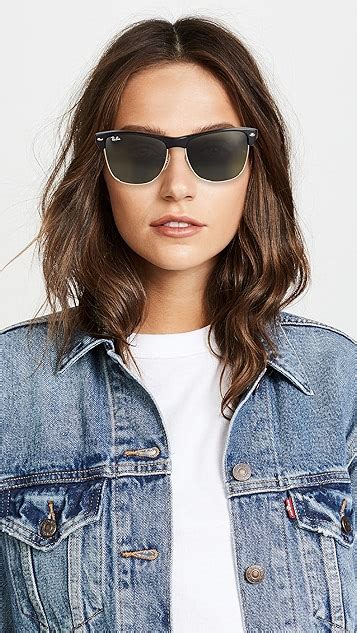 Ray-Ban Oversized Clubmaster Sunglasses | SHOPBOP