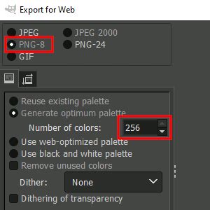 Export for Web - Gimp 2.10 | rgb-labs.com