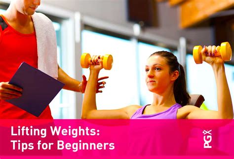 Lifting Weights: Tips for Beginners | PGX®