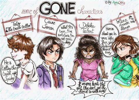 GONE fanart- Toto, Caine, Dekka, Lana. by Mistigri-Li on DeviantArt