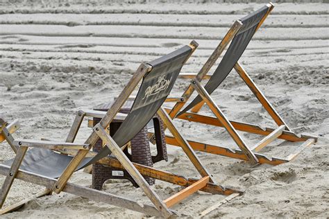 Free picture: chair, seat, furniture, beach, sand, wood, wooden, empty, seashore, outdoors