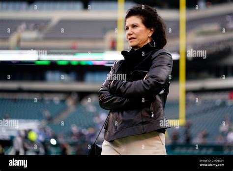 Philadelphia Eagles minority owner Christina Weiss- Lurie walks on the ...