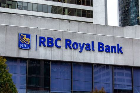 RBC Royal Bank of Canada in Downtown Vancouver Editorial Photo - Image ...