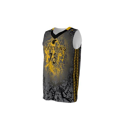 Spartans Custom Dye Sublimated Basketball Jersey | Sublimation Kings