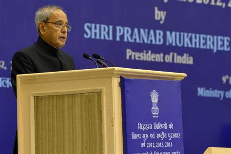 Speech by the President of India, Shri Pranab Mukherjee at the Presentation of Shilpguru Awards ...