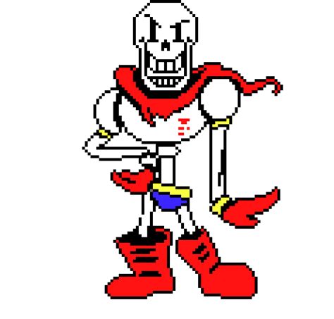 papyrus custom sprite | Pixel Art Maker