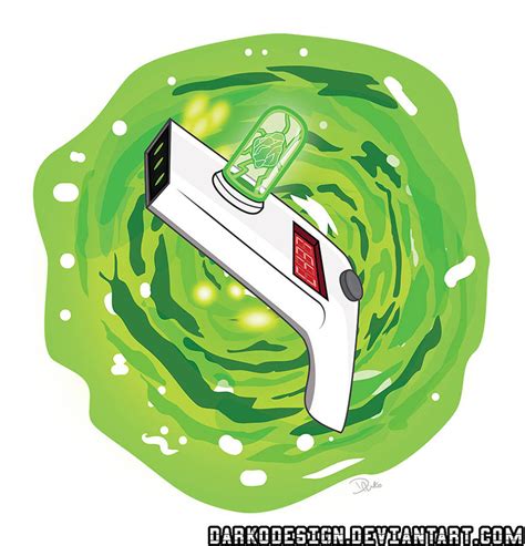 Rick and Morty - Portal Gun by DarkoDesign on DeviantArt