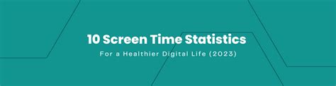 10 Screen Time Statistics for a Healthier Digital Life - Skillademia