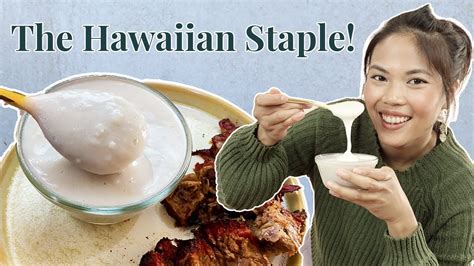 Hawaiian Poi Recipe Using A Stand Mixer | How To Eat Hawaiian Taro Poi ...