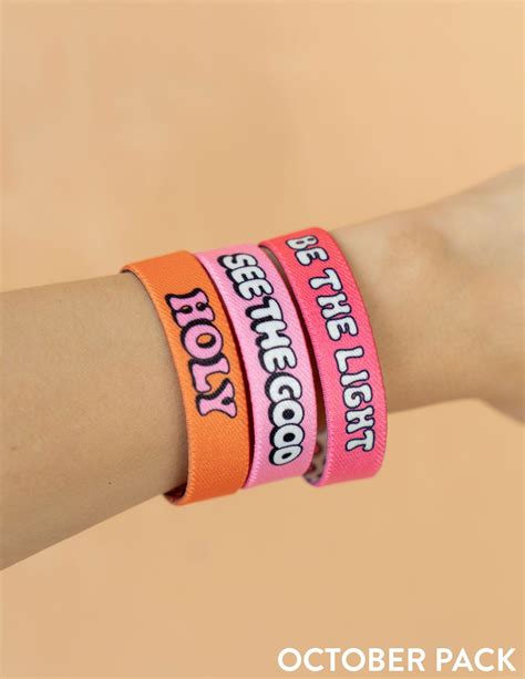 Sounds sweet. How does it work? Each month, you’ll receive THREE exclusive reversible wristbands ...