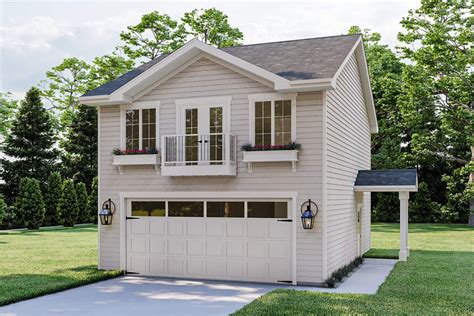 2-Car Garage with Large Loft Above - 62990DJ | Architectural Designs ...