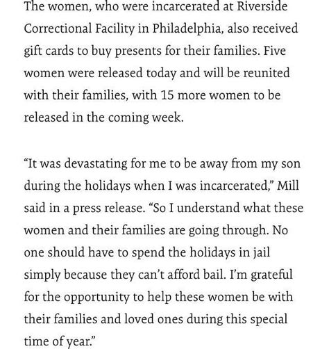 “No one should have to spend the holidays in jail”: Meek Mill bails out 20 Philadelphia women ...