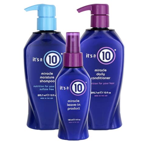 It's A 10 Miracle Moisture Shampoo, Conditioner & Leave-In Trio | Beauty Care Choices