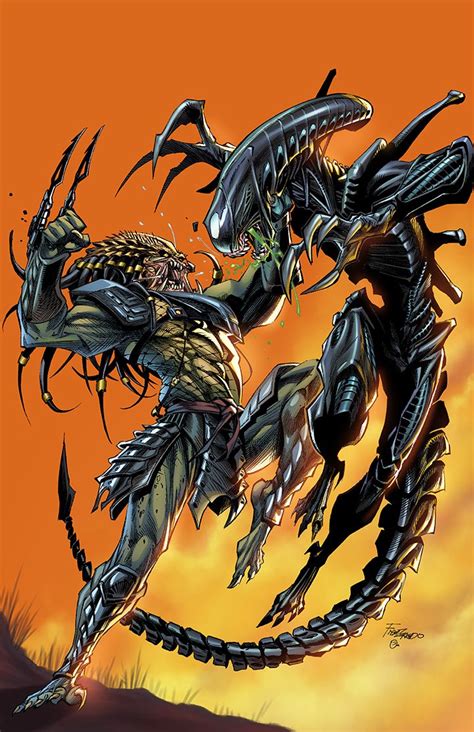 Alien vs. Predator | Alien vs predator, Predator alien art, Predator artwork