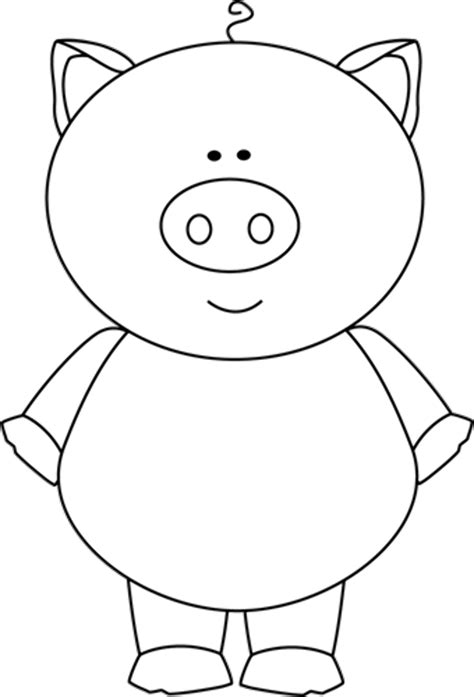 Download High Quality pig clipart black and white standing up Transparent PNG Images - Art Prim ...