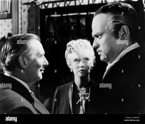 CITIZEN KANE, from left, Ray Collins, Dorothy Comingore, Orson Welles ...