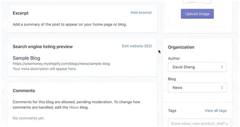 How to Manage Your Blog Posts in Shopify - Wise Merchant