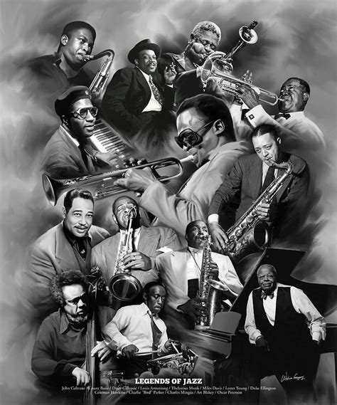 Legends of Jazz by Wishum Gregory | The Black Art Depot