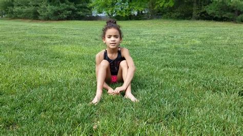 Gymnastics at the playground: Cartwheel challenge - YouTube