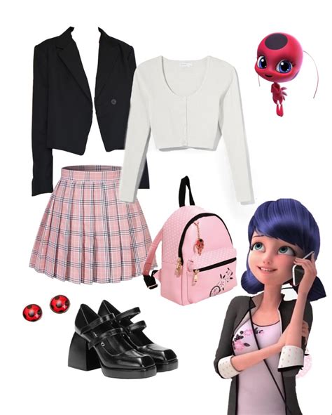 Marinette outfit 2 | Trajes inspirados, Disfraces caseros para mujer, Ropa cosplay