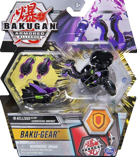 Bakugan Ultra, Howlkor With Transforming Baku-Gear, Armored Alliance 3-inch Tall Collectible ...