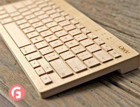 Oree Wooden Keyboard » Gadget Flow