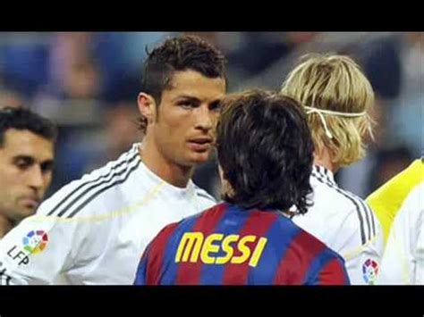 Cristiano Ronaldo angry with Lionel Messi - YouTube