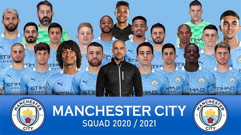 Manchester City Squad Season 2020/2021 - YouTube