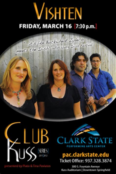 Kuss Auditorium, Clark State Community College Performing Arts Center Springfield, Tickets for ...