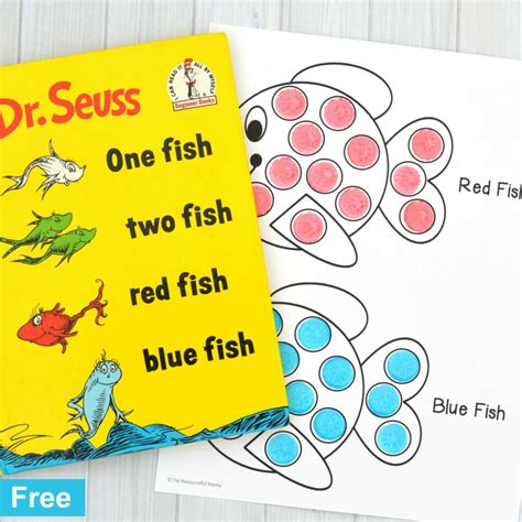 Red Fish Blue Fish Template