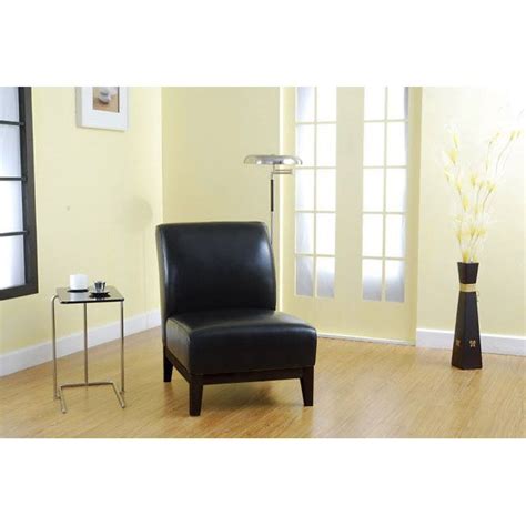 Living room chairs, Black leather chair, Living room accessories