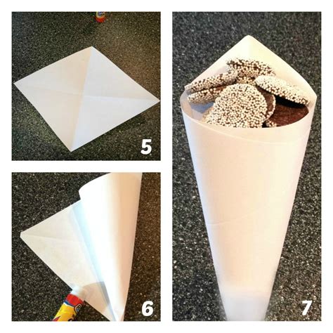 How to Make a Paper Treat Cone - Frugal Upstate