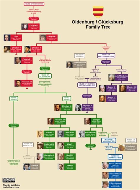 a family tree is shown with many different things on it, including ...