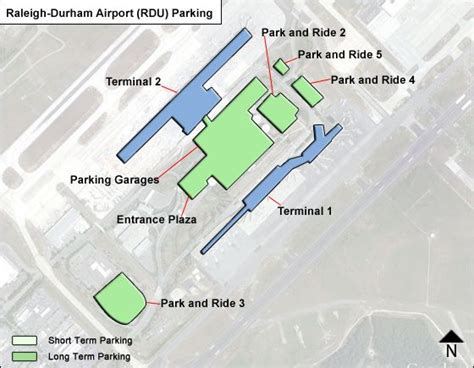 Raleigh-Durham Airport Parking | RDU Airport Long Term Parking Rates & Map