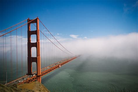 Golden Gate Bridge Fog Free Stock Photo - NegativeSpace