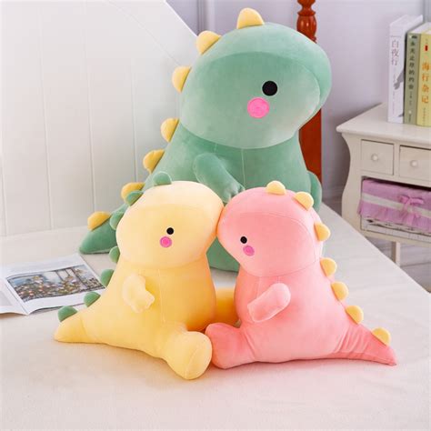 Kawaii Jumbo Pastel Dinosaur Plush (50cm) - KawaiiTherapy