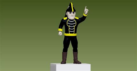 STL file NCAA - Vanderbilt Commodores football mascot statue destop 🏈 ...