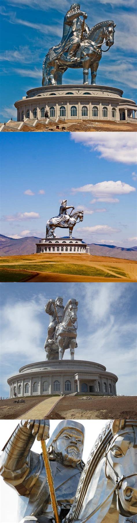 Monument to Genghis Khan, Mongolia [636×2412] : r/ArchitecturePorn