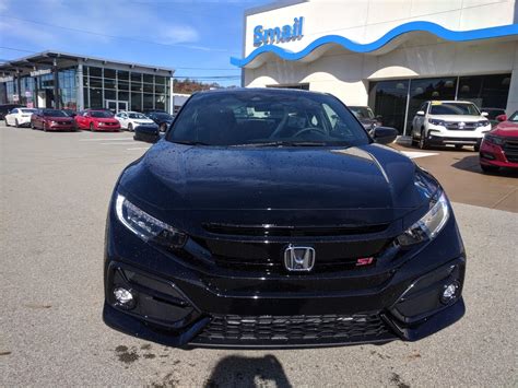 New 2020 Honda Civic Si Coupe in Crystal Black Pearl | Greensburg | #H07926